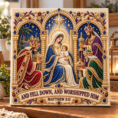 Royal Nativity DIY Diamond Pearl Art Kit GFTOMA15674