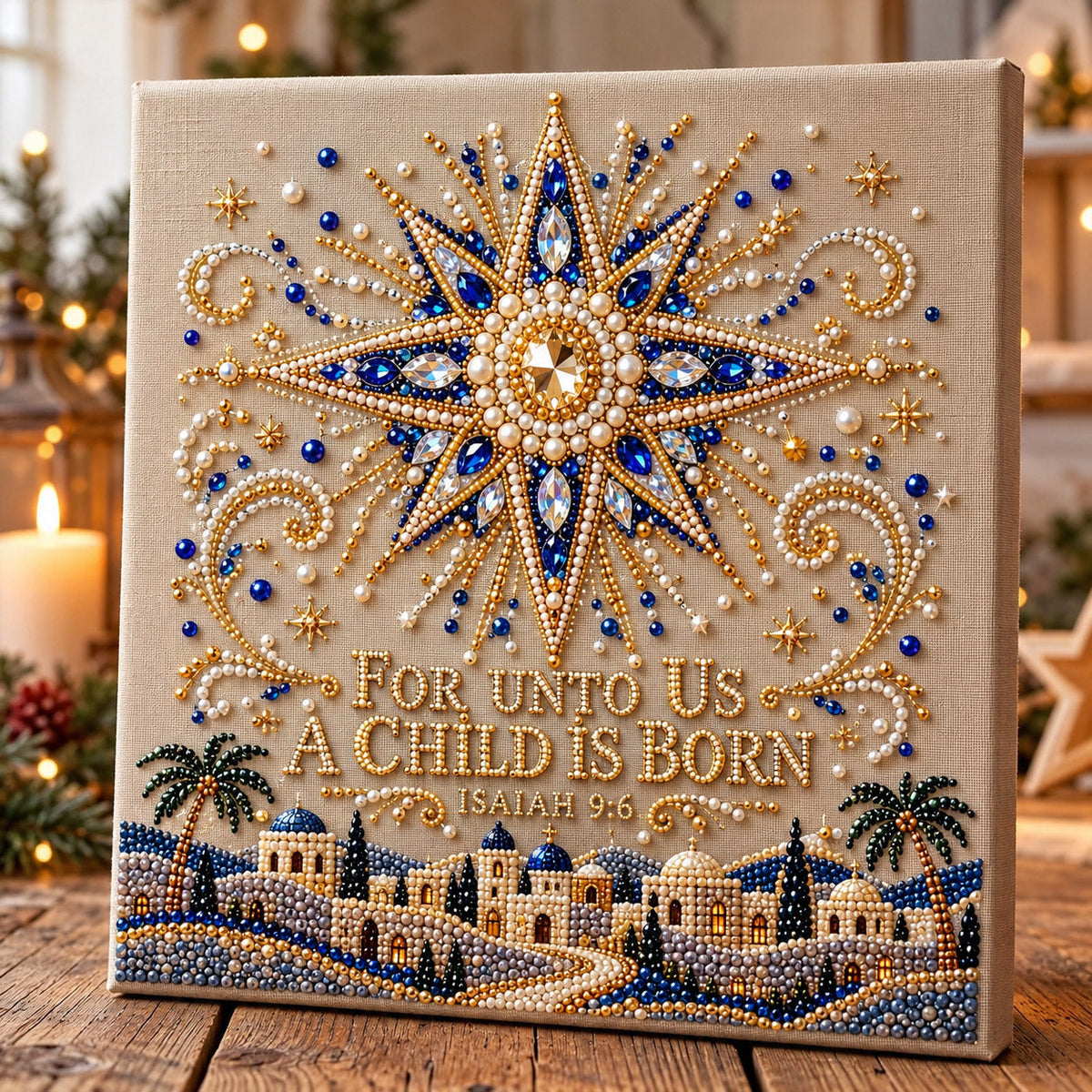 Bethlehem Star DIY Diamond Pearl Art Kit GFTOMA15675