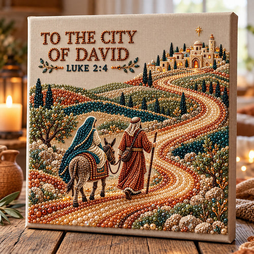 City Of David DIY Diamond Pearl Art Kit GFTOMA15676