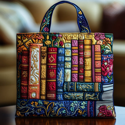 Cozy Book Quilted Tote Bag GFTOMA1567