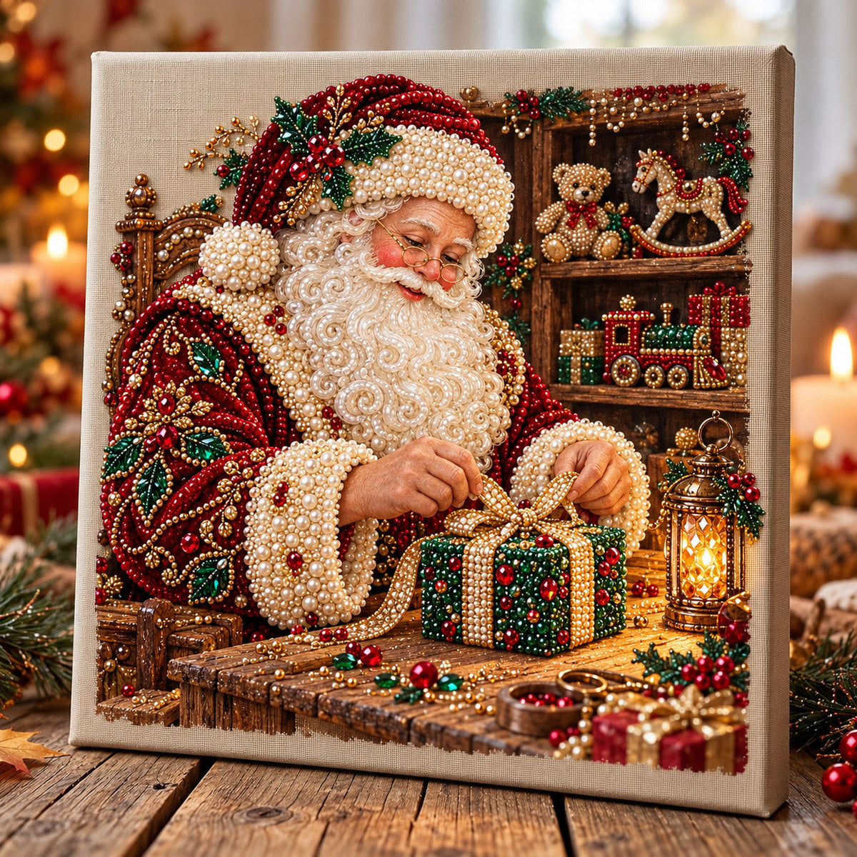 Santa Gift DIY Diamond Pearl Art Kit GFTOMA15683