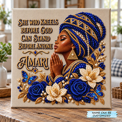 Personalized Faith Queen DIY Diamond Pearl Art Kit QTCUZ GFTOMA15719