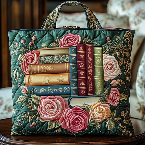 Cozy Book Quilted Tote Bag GFTOMA1571