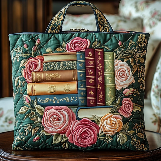 Cozy Book Quilted Tote Bag GFTOMA1571