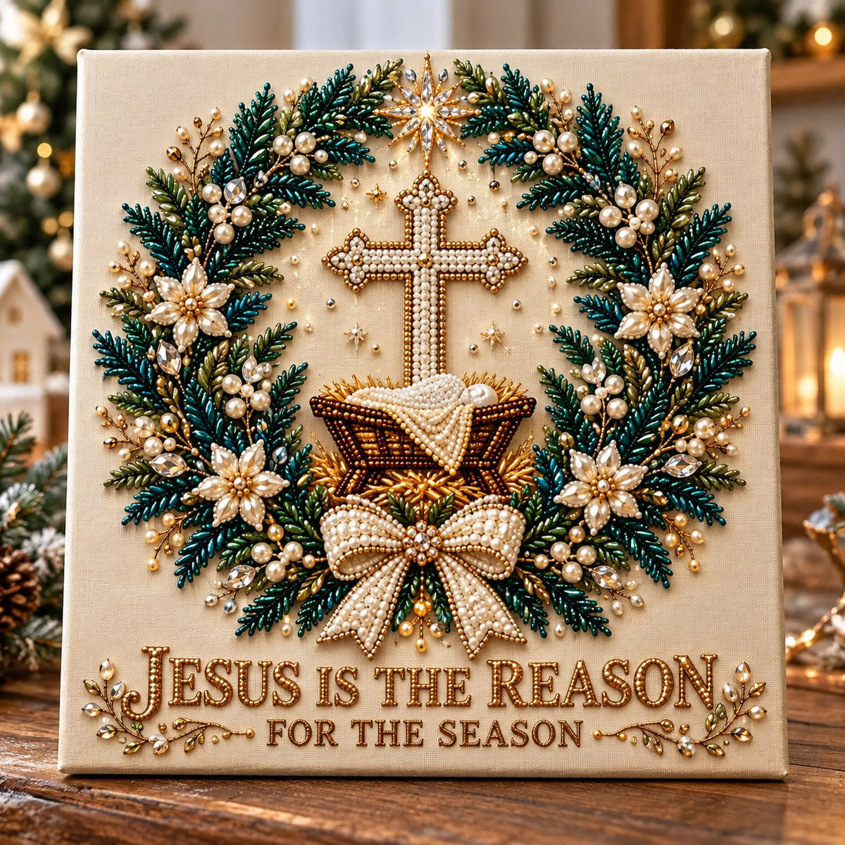 Jesus Reason DIY Diamond Pearl Art Kit GFTOMA15724