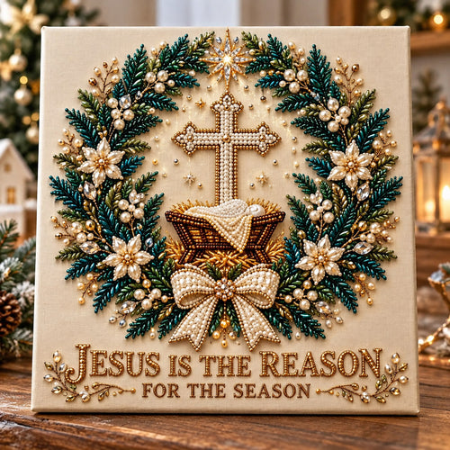 Jesus Reason DIY Diamond Pearl Art Kit GFTOMA15724