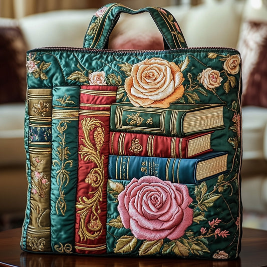 Cozy Book Quilted Tote Bag GFTOMA1572