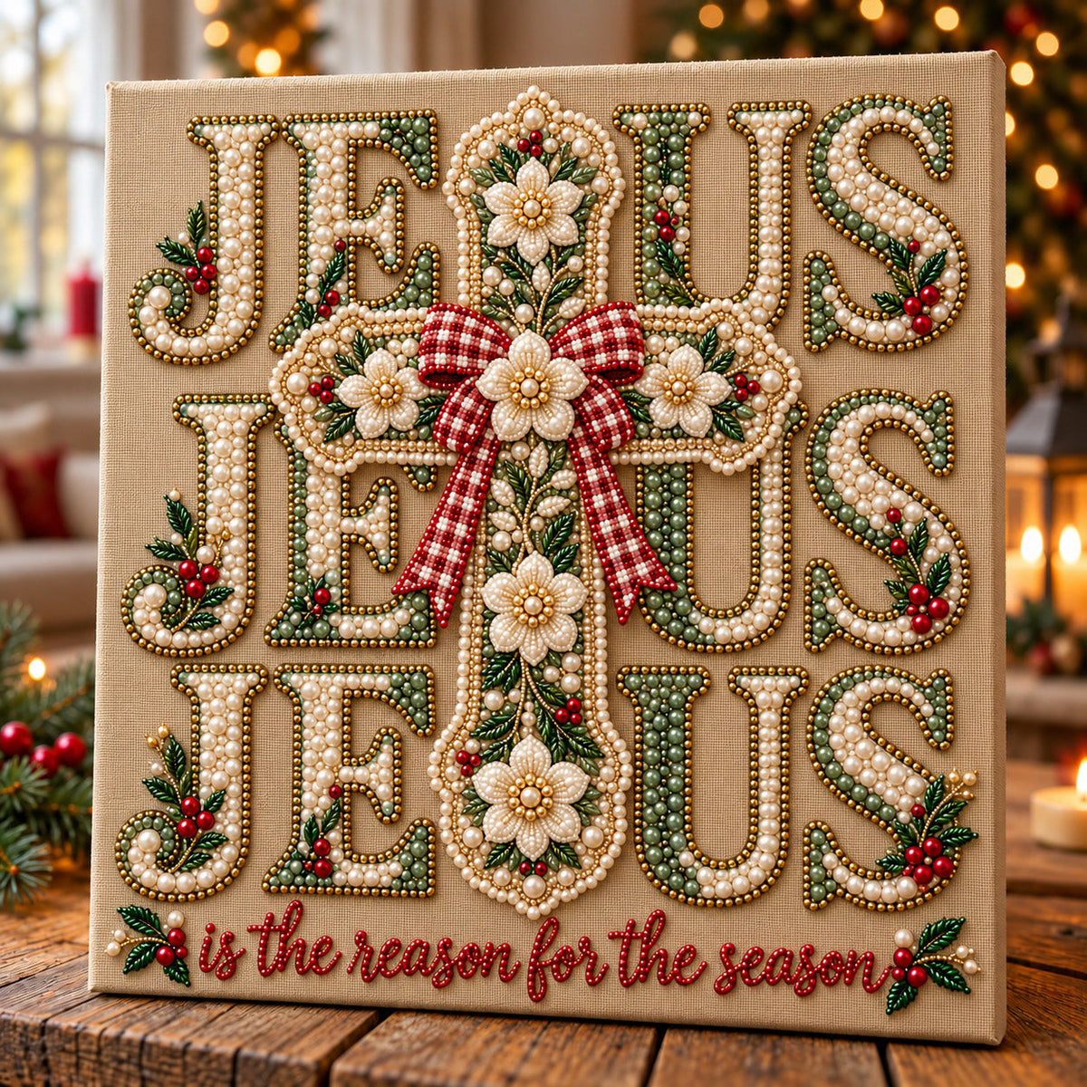 Jesus Reason DIY Diamond Pearl Art Kit GFTOMA15738