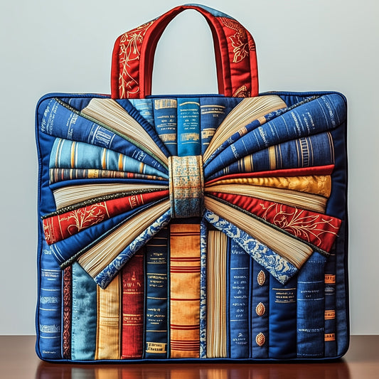 Cozy Book Quilted Tote Bag GFTOMA1589