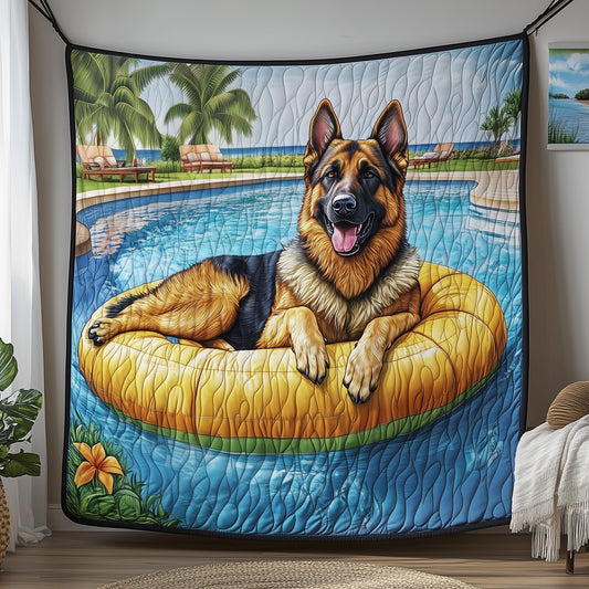 German Shepherd Quilted Blanket GFTOMA158