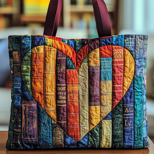 Cozy Book Quilted Tote Bag GFTOMA1590
