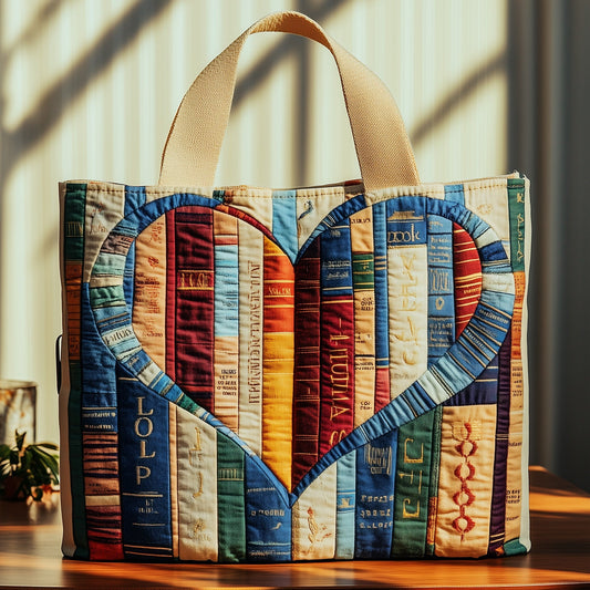 Cozy Book Quilted Tote Bag GFTOMA1594
