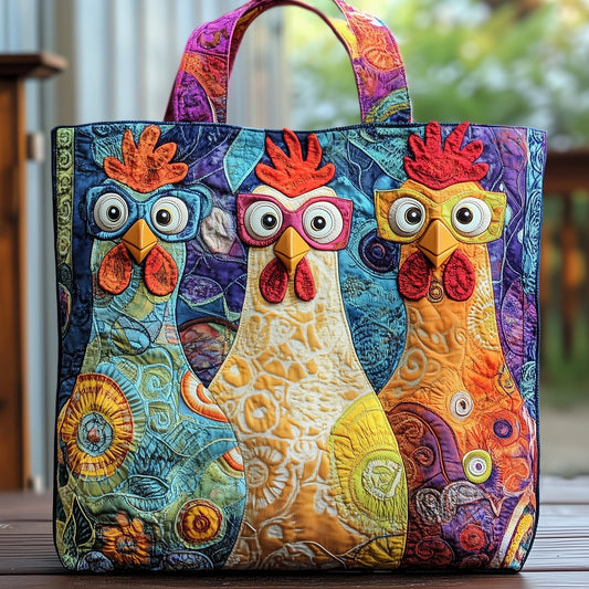 Chicken Quilted Tote Bag GFTOMA1596