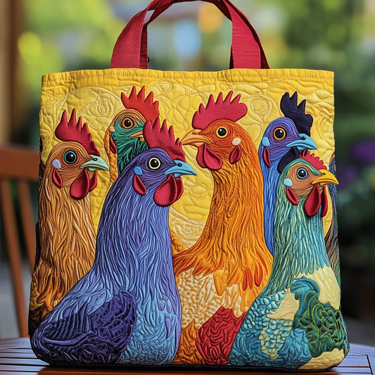 Chicken Quilted Tote Bag GFTOMA1600