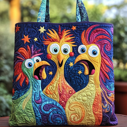 Chicken Quilted Tote Bag GFTOMA1602