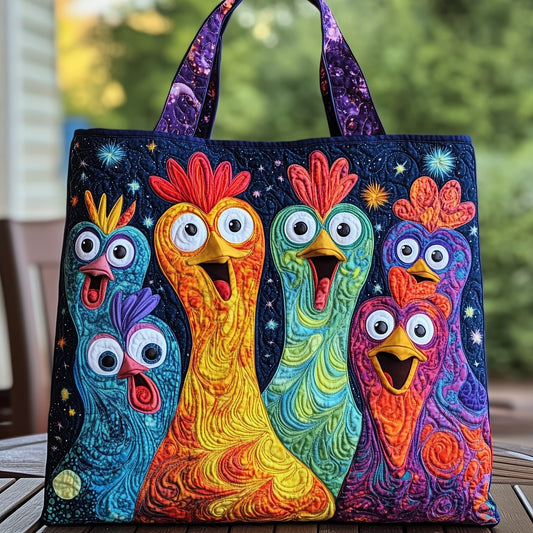 Chicken Quilted Tote Bag GFTOMA1604