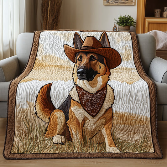 German Shepherd Quilted Blanket GFTOMA160