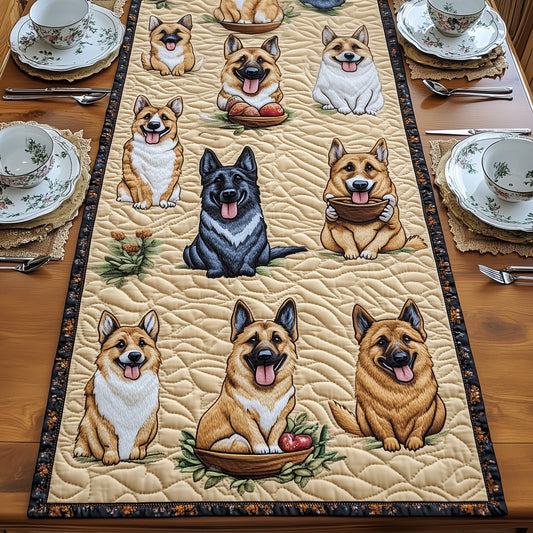 German Shepherd Quilted Table Runner GFTOMA161