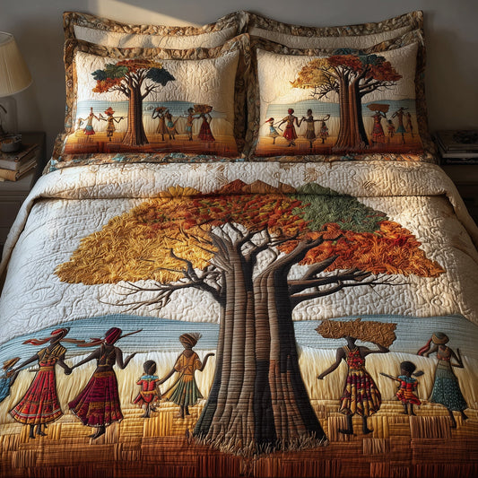 African Dream 3-Piece Quilted Bedding Set GFTOMA1626