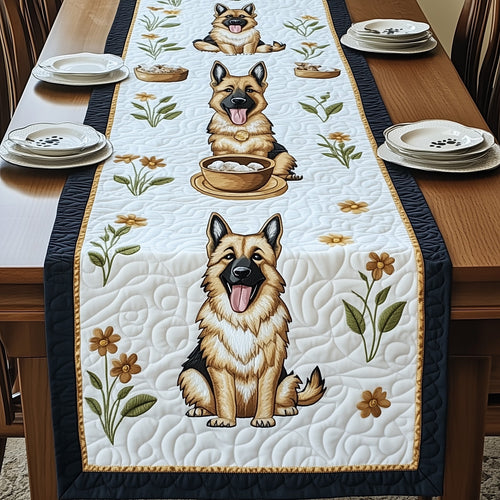 German Shepherd Quilted Table Runner GFTOMA162