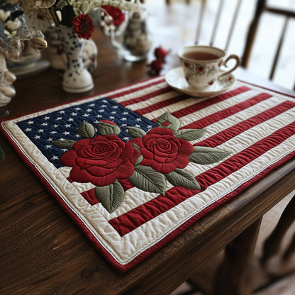 Patriotic Rose Quilted Place Mat GFTOMA1651