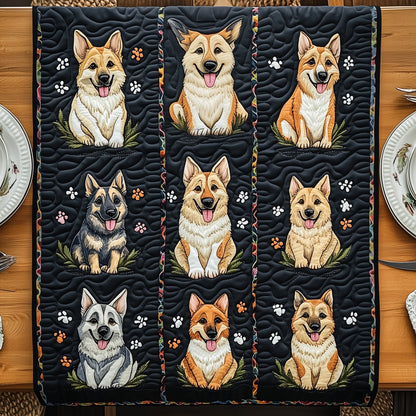 German Shepherd Quilted Table Runner GFTOMA165