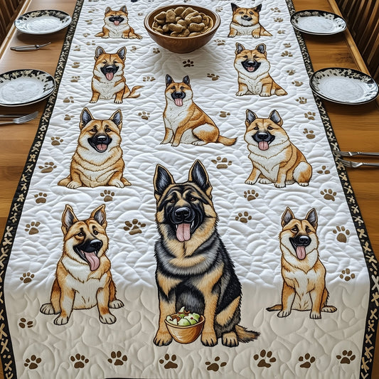 German Shepherd Quilted Table Runner GFTOMA166