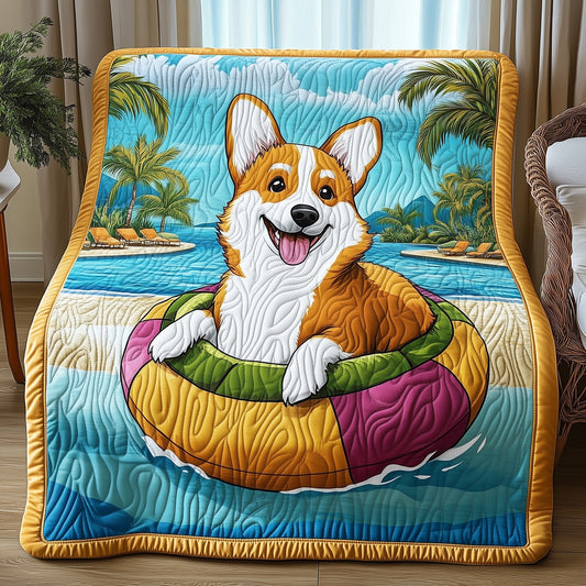 Corgi Quilted Blanket GFTOMA167