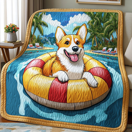 Corgi Quilted Blanket GFTOMA168
