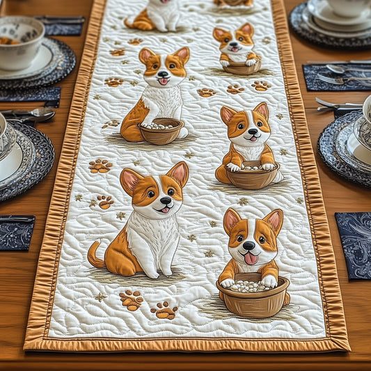 Corgi Quilted Table Runner GFTOMA170