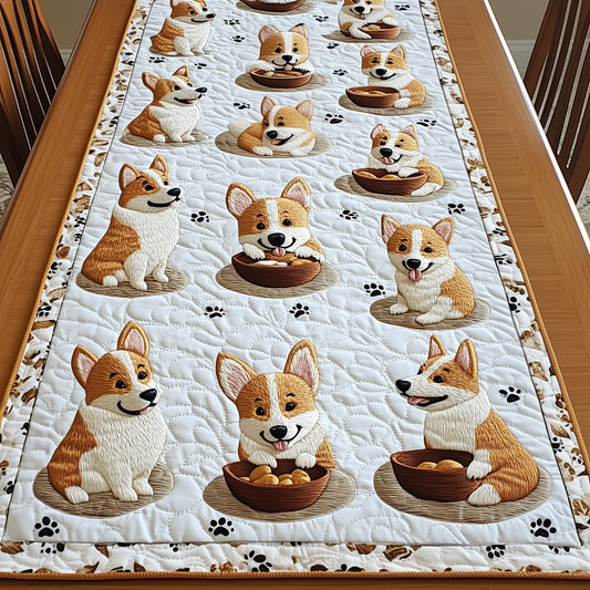Corgi Quilted Table Runner GFTOMA172
