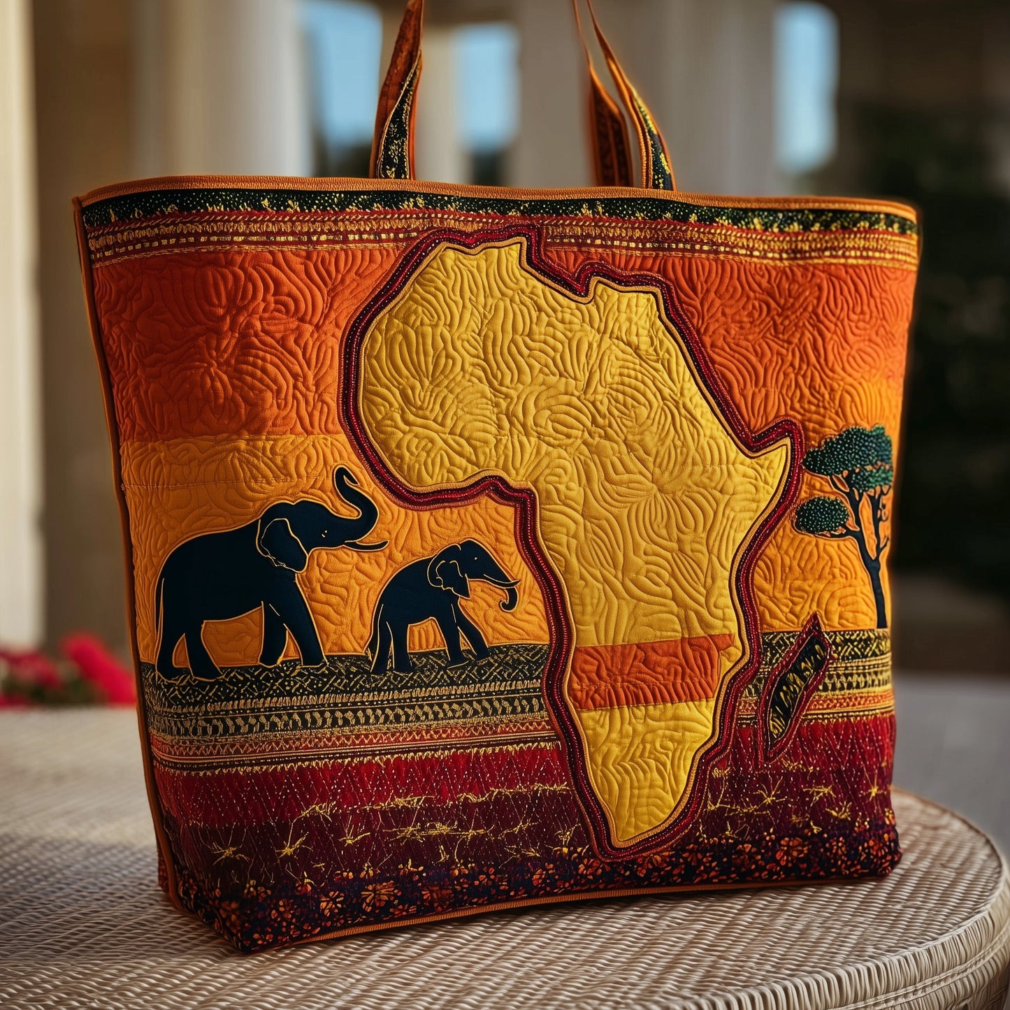 African Dream Quilted Tote Bag GFTOMA1744