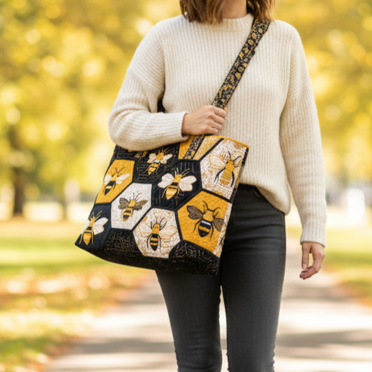 Bee Quilted Tote Bag GFTOMA1778
