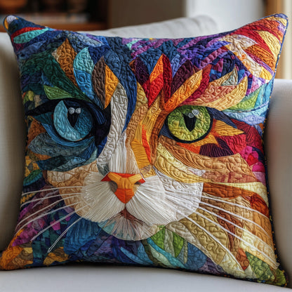 Cat Purrs Quilted Pillow Case GFTOMA1854