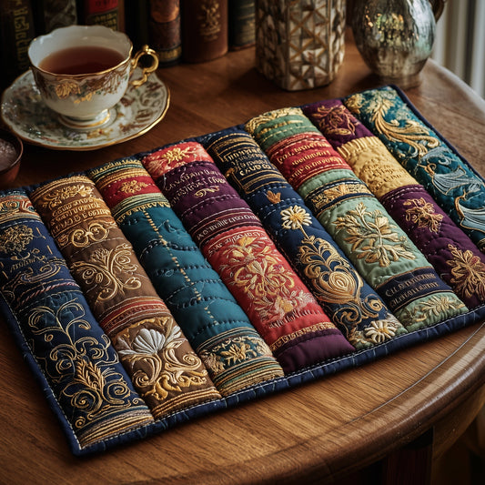 Cozy Book Quilted Place Mat GFTOMA1855