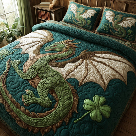 Dragon 3-Piece Quilted Bedding Set GFTOMA1900