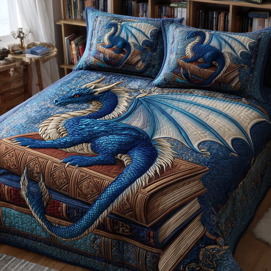 Dragon 3-Piece Quilted Bedding Set GFTOMA1902