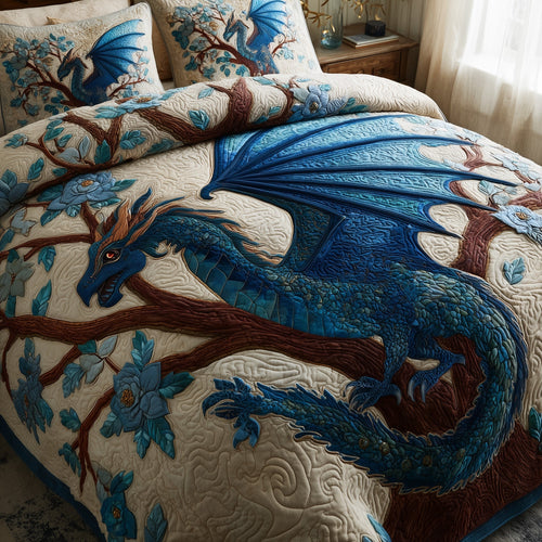 Dragon 3-Piece Quilted Bedding Set GFTOMA1904