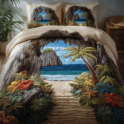 Dreamy Pathway 3-Piece Quilted Bedding Set GFTOMA1931