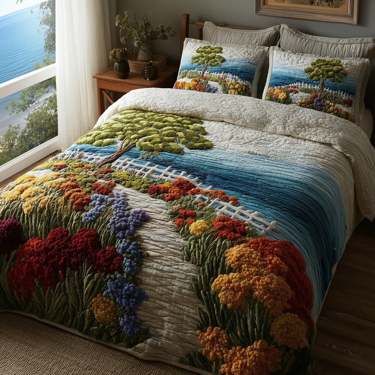 Dreamy Pathway 3-Piece Quilted Bedding Set GFTOMA1935