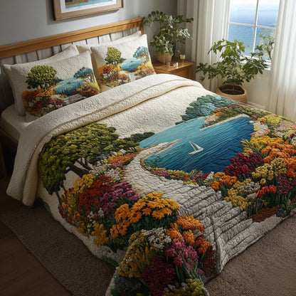 Dreamy Pathway 3-Piece Quilted Bedding Set GFTOMA1936