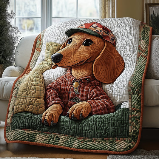 Dachshund Quilted Blanket GFTOMA194