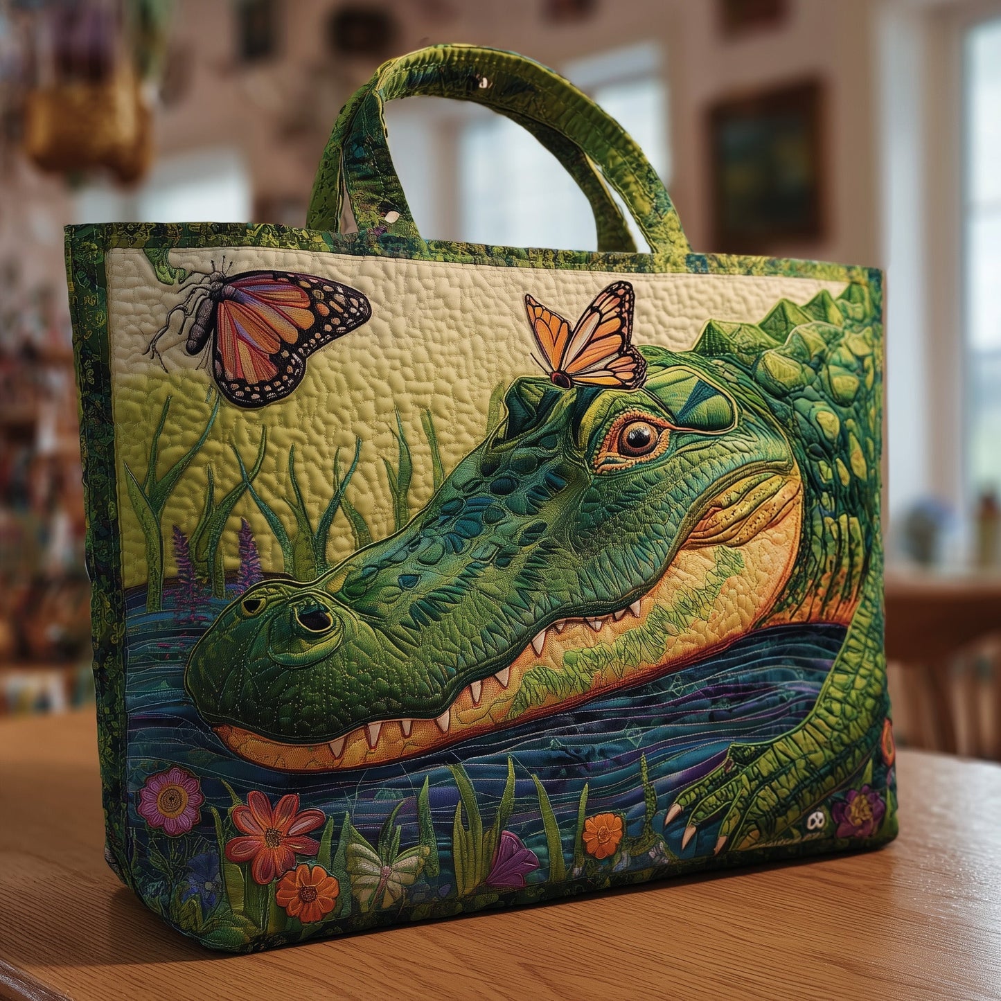 Gator Quilted Tote Bag GFTOMA1957