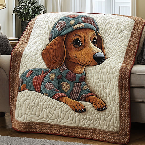 Dachshund Quilted Blanket GFTOMA195