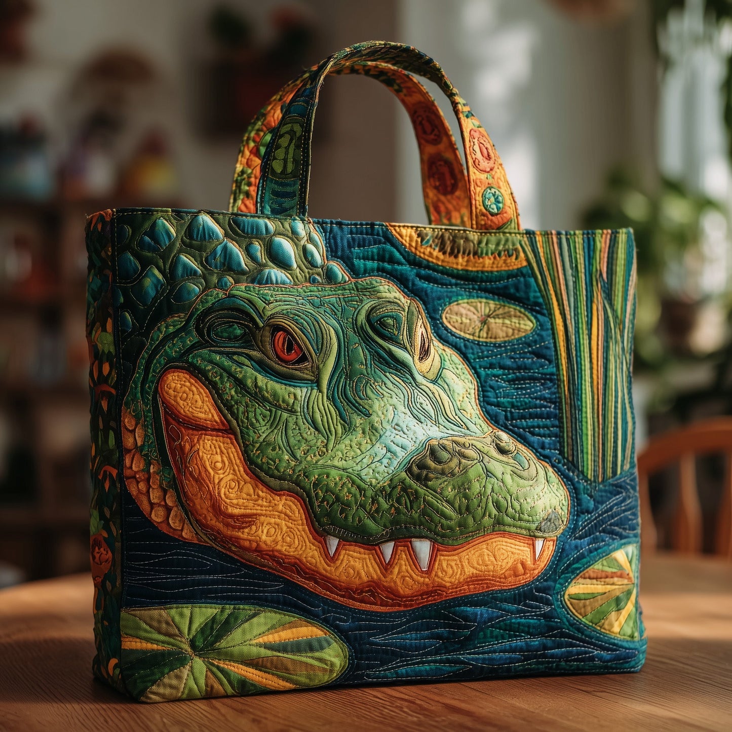 Gator Quilted Tote Bag GFTOMA1963