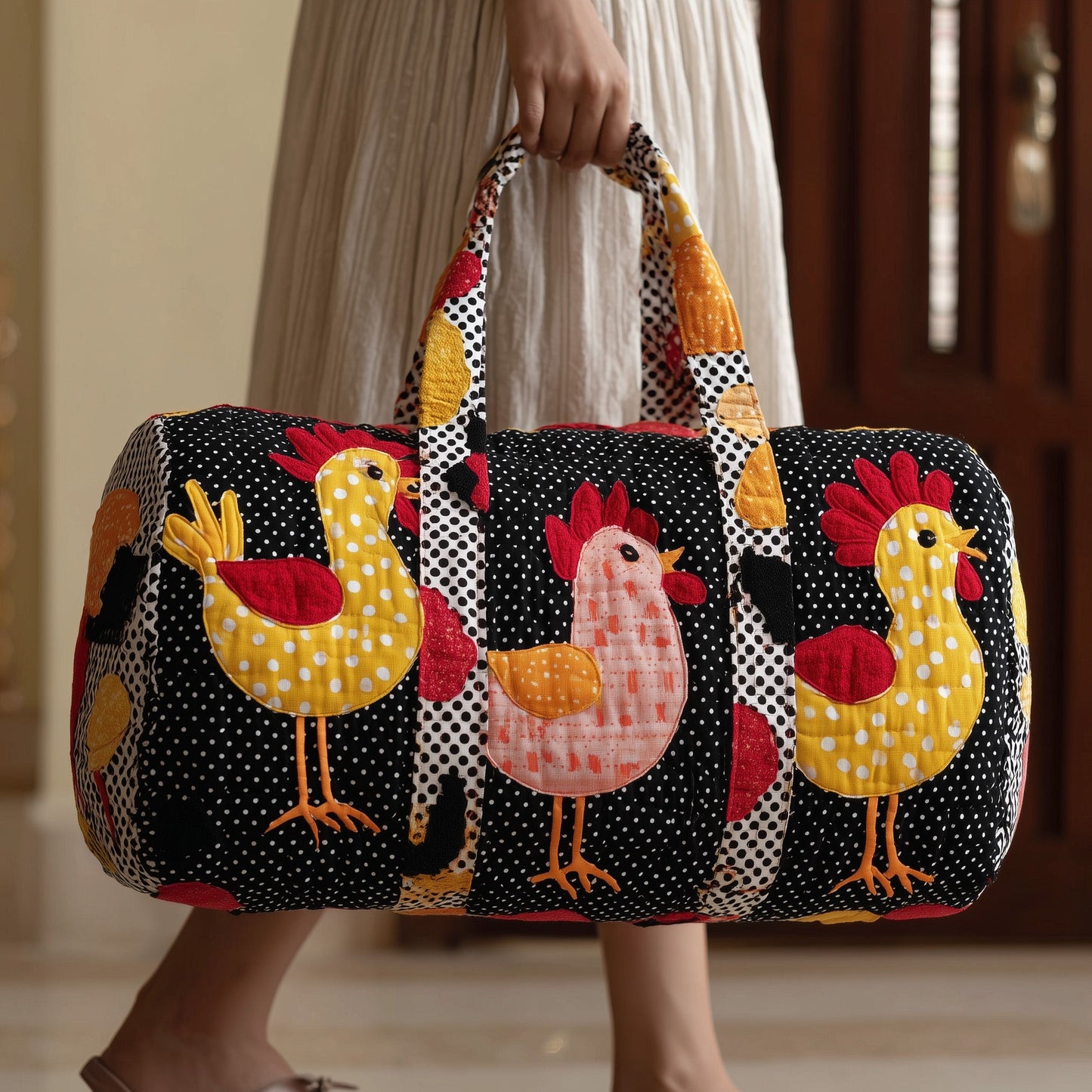 Chicken Quilted Duffle Bag GFTOMA1964