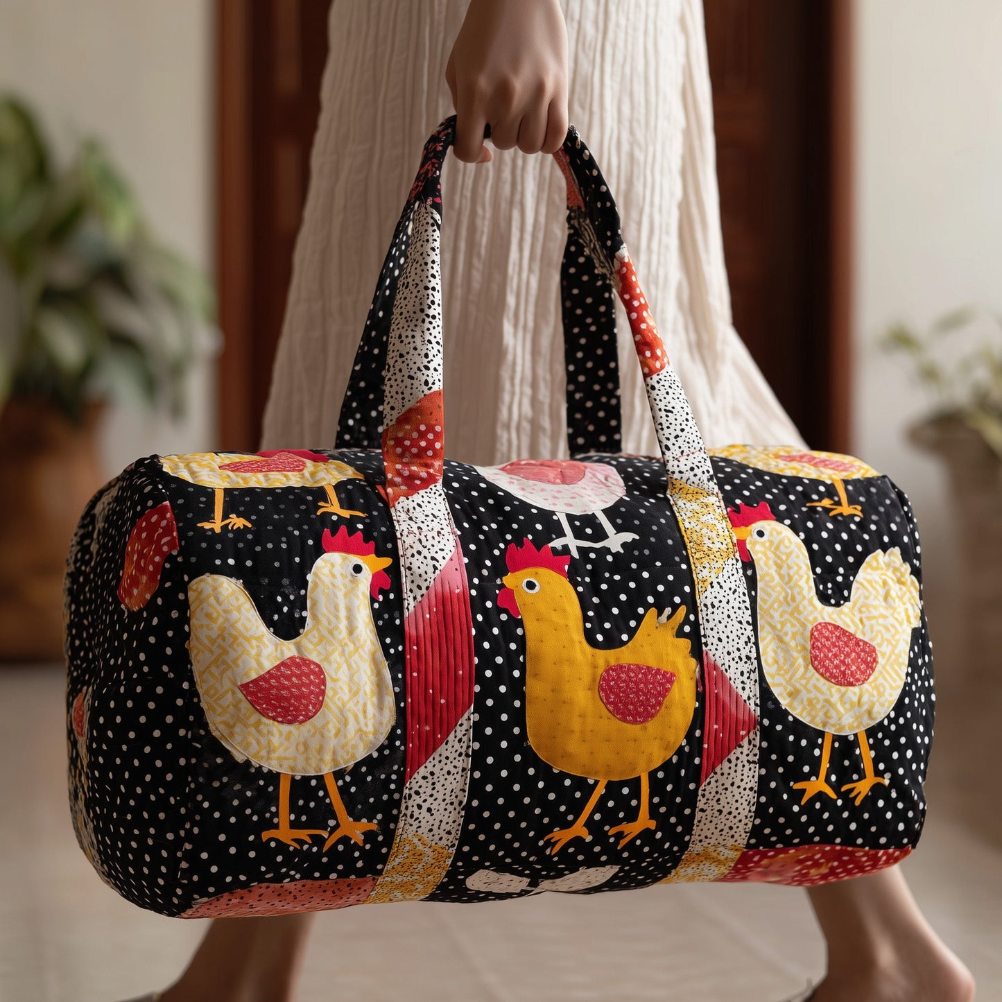 Chicken Quilted Duffle Bag GFTOMA1965