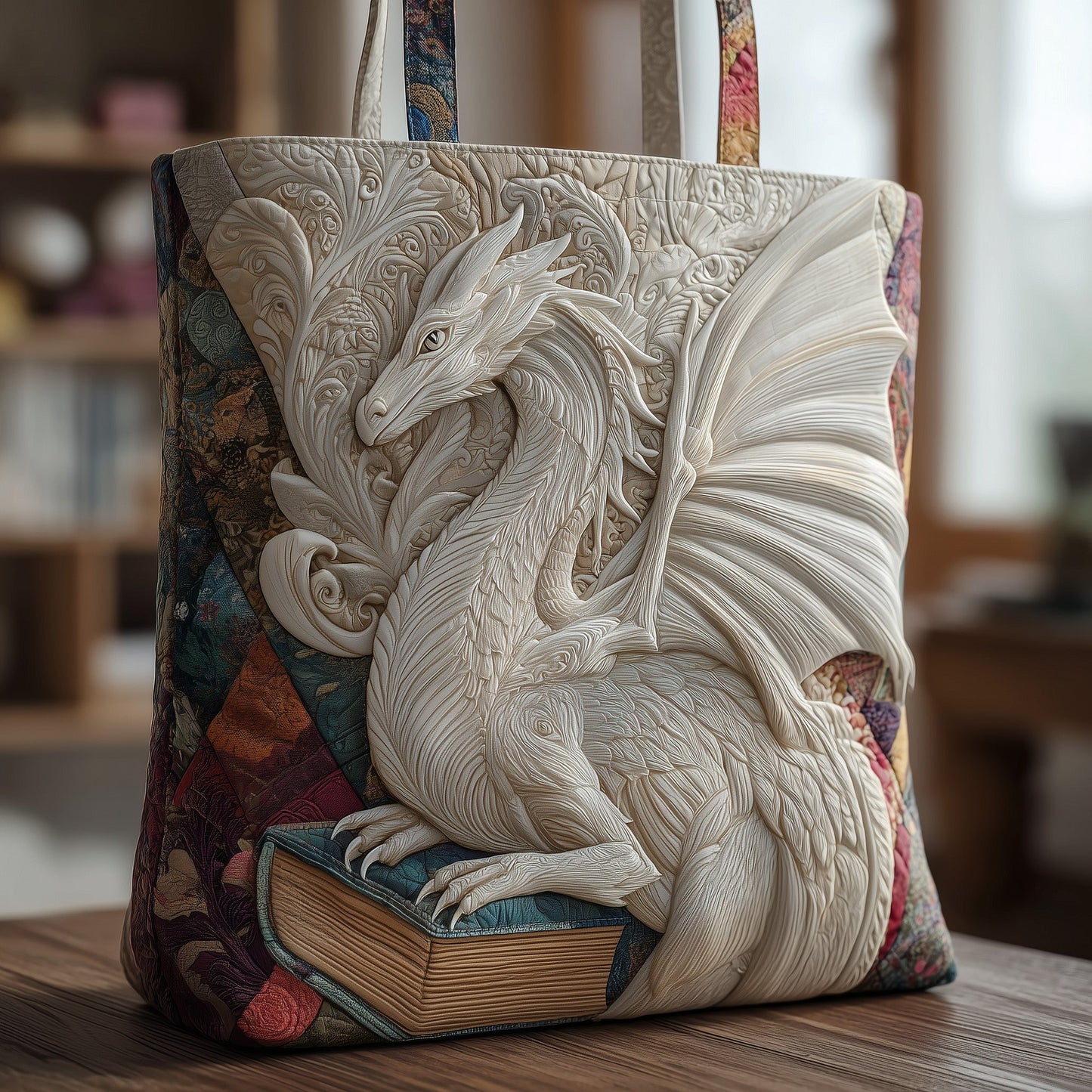 Dragon Quilted Tote Bag GFTOMA2015