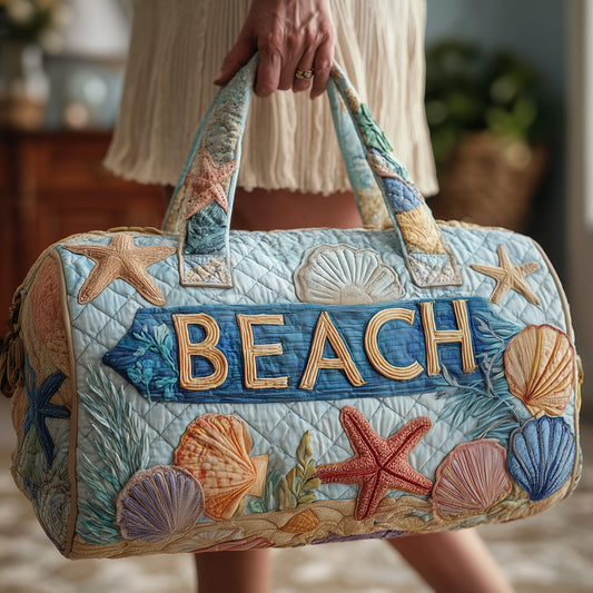 Tropical Beach Quilted Duffle Bag GFTOMA2027