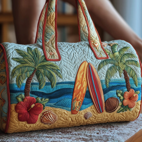 Tropical Beach Quilted Duffle Bag GFTOMA2030